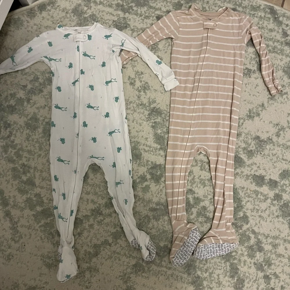 Carter’s Just One You Comfy Soft One Piece Pajamas- Set of 2